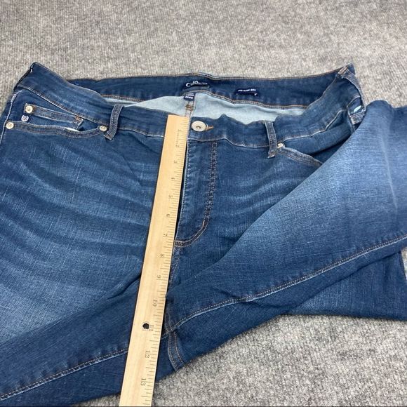 Plus Size Chaps Mid Rise Skinny Jeans like new 20WS - Picture 3 of 11